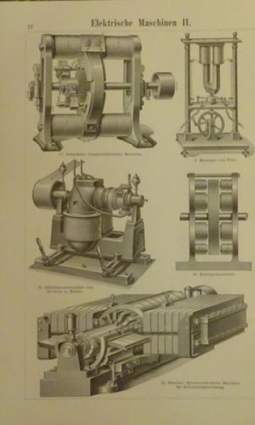 1898 - Elektrische Maschinen II, alter Druck